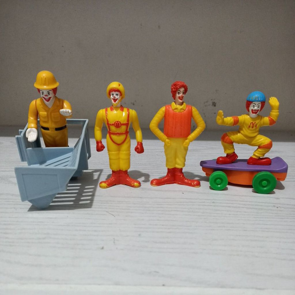 Figur Ronald McD 4 pcs