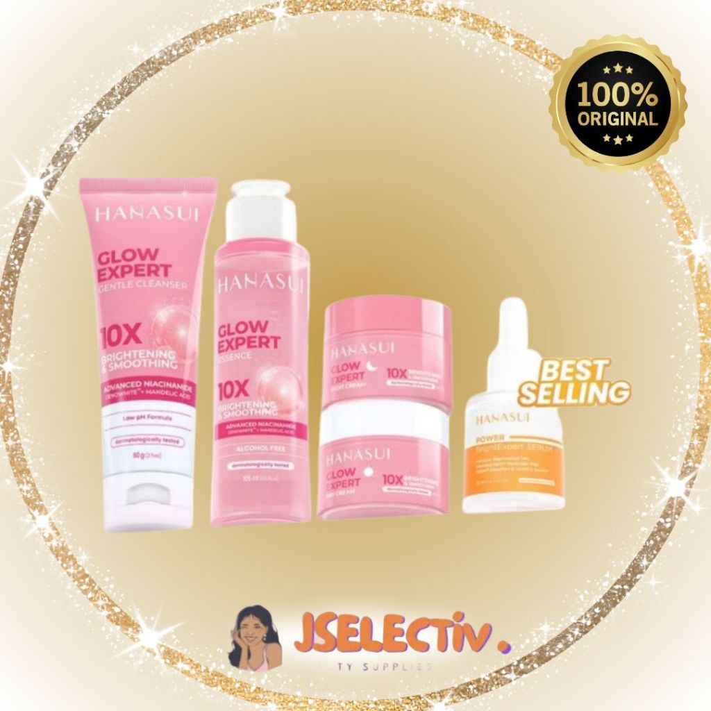 HANASUI PAKET HEMAT 5-IN-1 - SKINCARE LENGKAP // JSELECTIV X JHON KOSMETIK // PAKET SKINCARE HANASUI