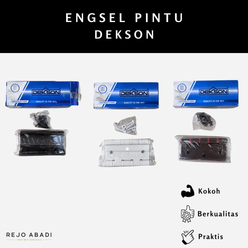 Engsel Pintu Jendela Dekson 3 inch dan 4 inch / engsel kupu kupu