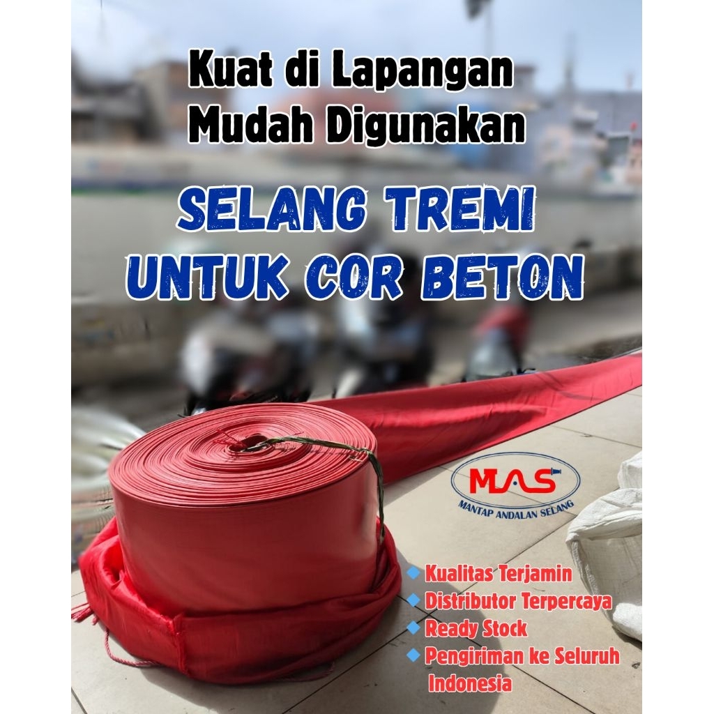 Sunny Hose Selang Air 4" 6" 8" inch Per Meter Selang Buang Pompa Alkon Selang Tremi PVC