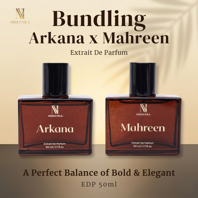 Bundling Parfum Arkana x Mahreen Extrait De Parfum 50ml - Parfum Mewah Tahan Lama Pria Wanita
