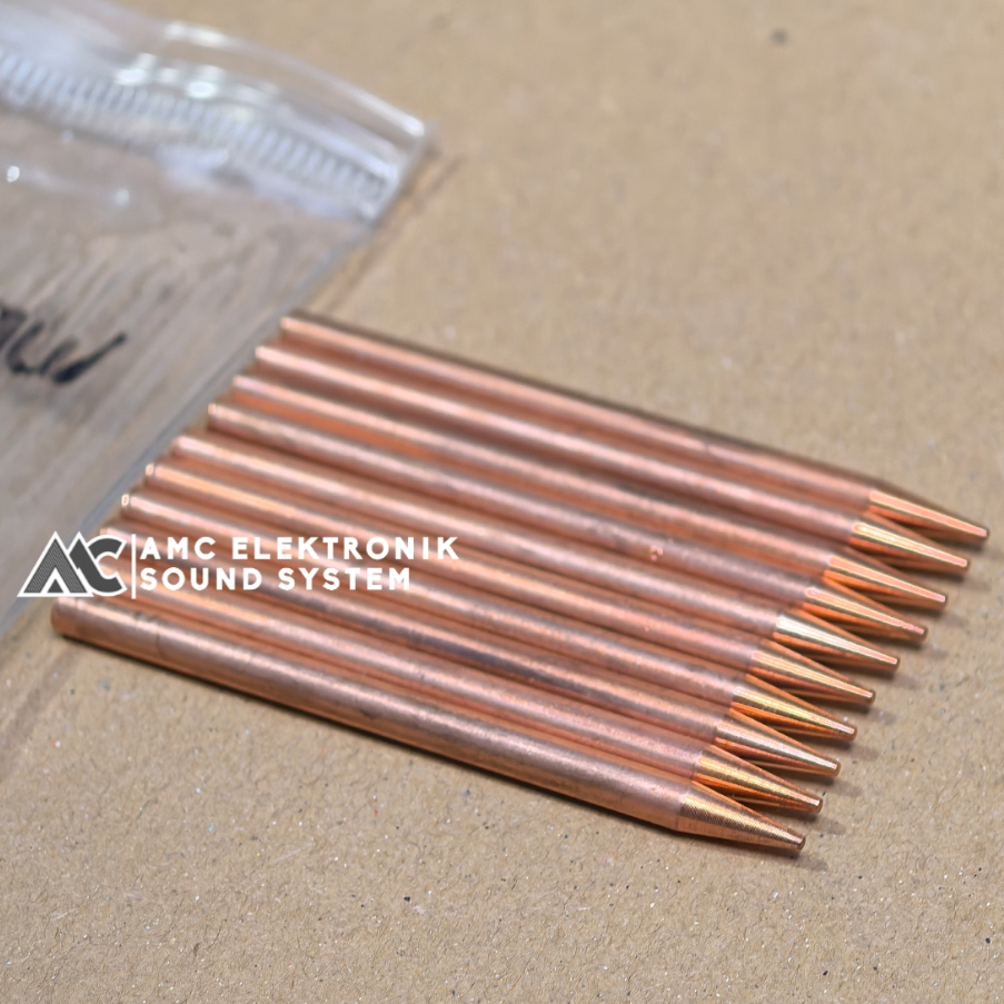 UJUNG MATA SOLDER TEMBAGA ASLI 40W 60W (ujung solder tembaga)