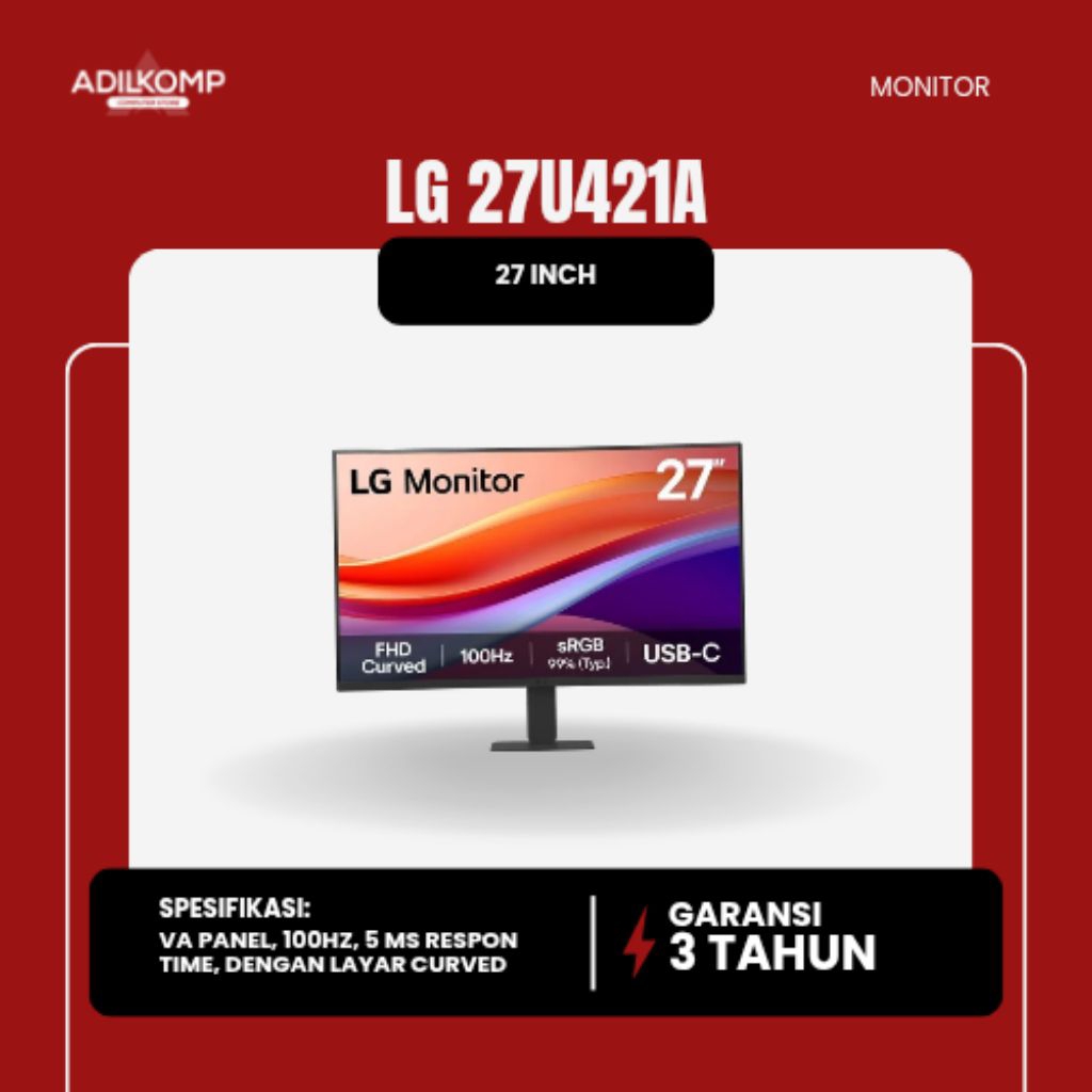 MONITOR LG 27U421A 27 INCH 100HZ