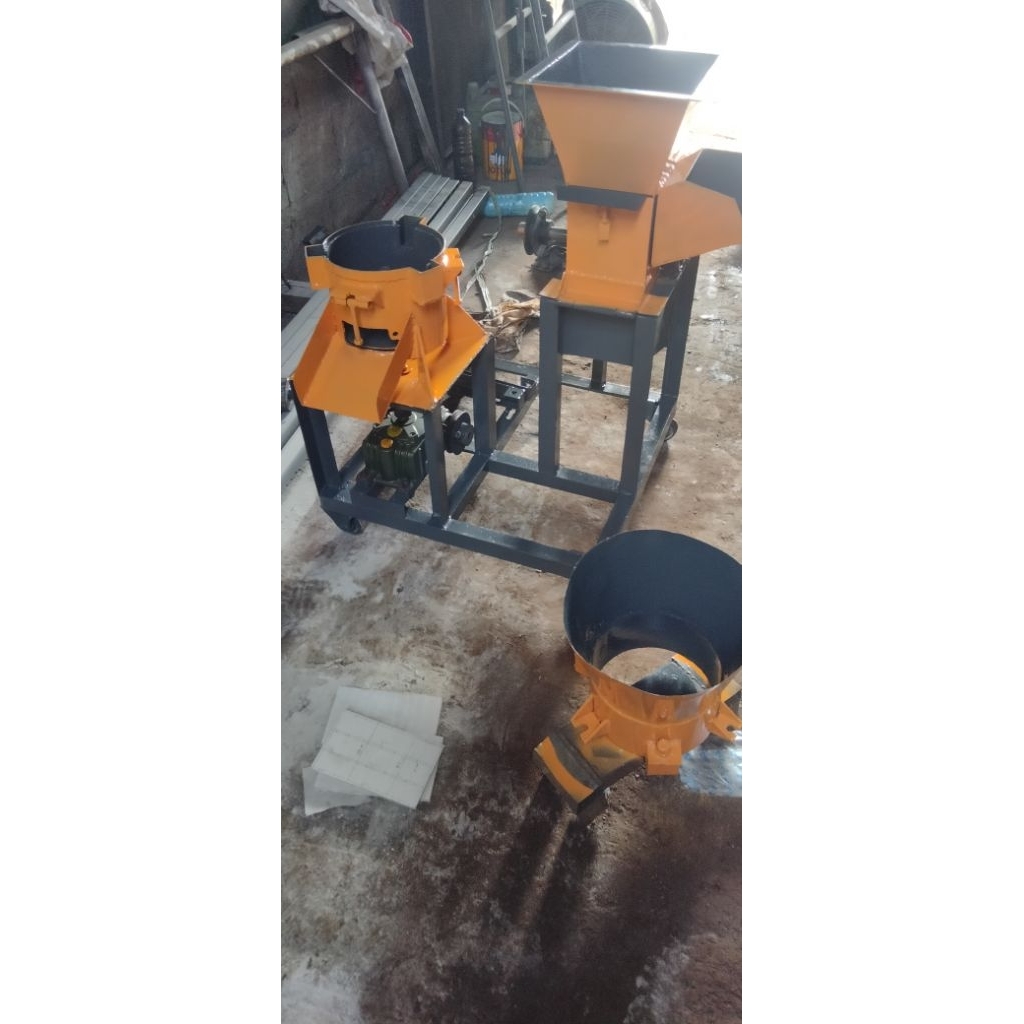 mesin kombinasi choper + cetak pelet