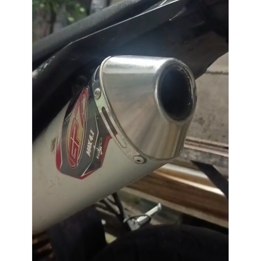 kenalpot gp7 wr155 ori bekas