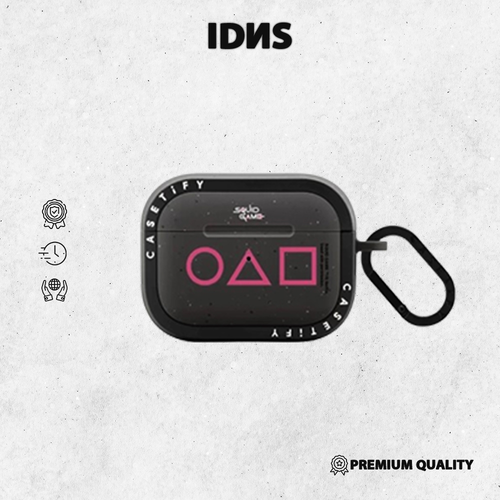 IDNS Casing Airpods Casetify Squid Game | Airpods Pro 1| Airpods Pro 2 | Airpods Pro 3 | Airpod Gen 