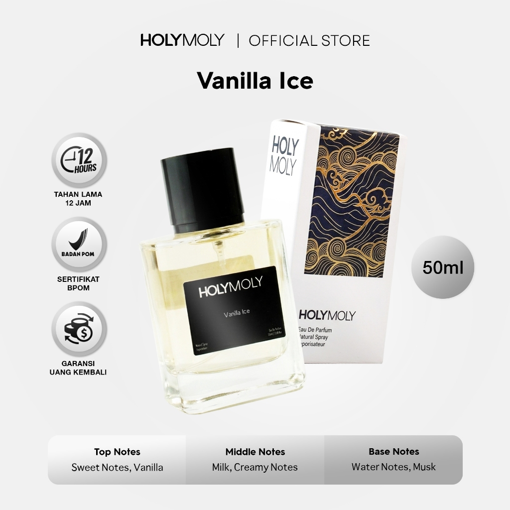 Holymoly - Vanilla Ice Parfum Vanilla Sweet Fresh