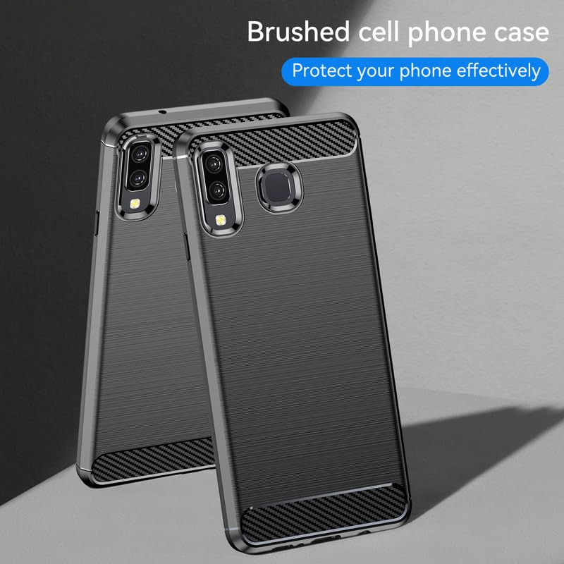 CASE SAMSUNG A8 STAR SOFT CASE CARBON RUGGED ARMOR ANTI SHOCKROOF