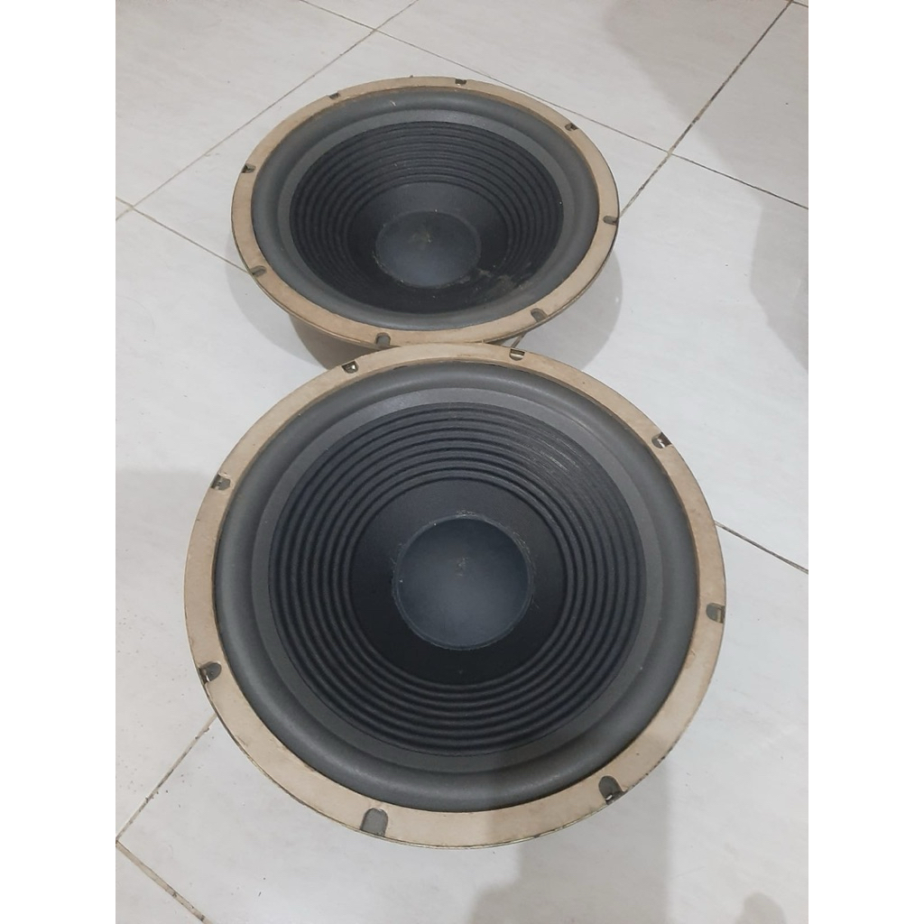 SPEAKER YAMAHA 992160 KONDISI NYALA KEDUANYA DAUN KERTAS SUDAH DIGANTI ORIGINAL COPOTAN 12INCH