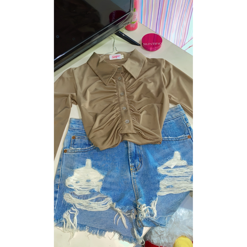 PRELOVED-NickiShirtMilkChoco/By.SheWearsSugar
