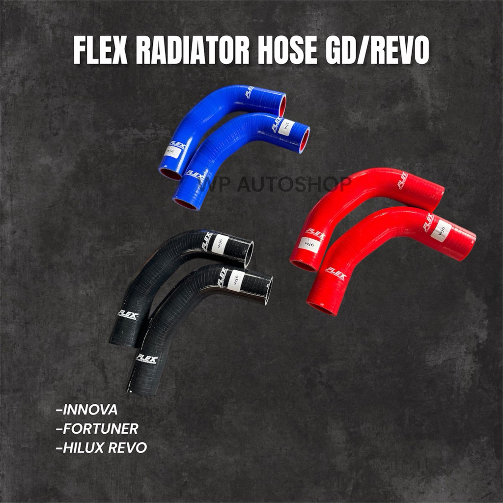 RADIATOR HOSE FLEX GD INNOVA REBORN FORTUNER VRZ HILUX REVO SELANG RADIATOR FLEX INNOVA REBORN FORTU