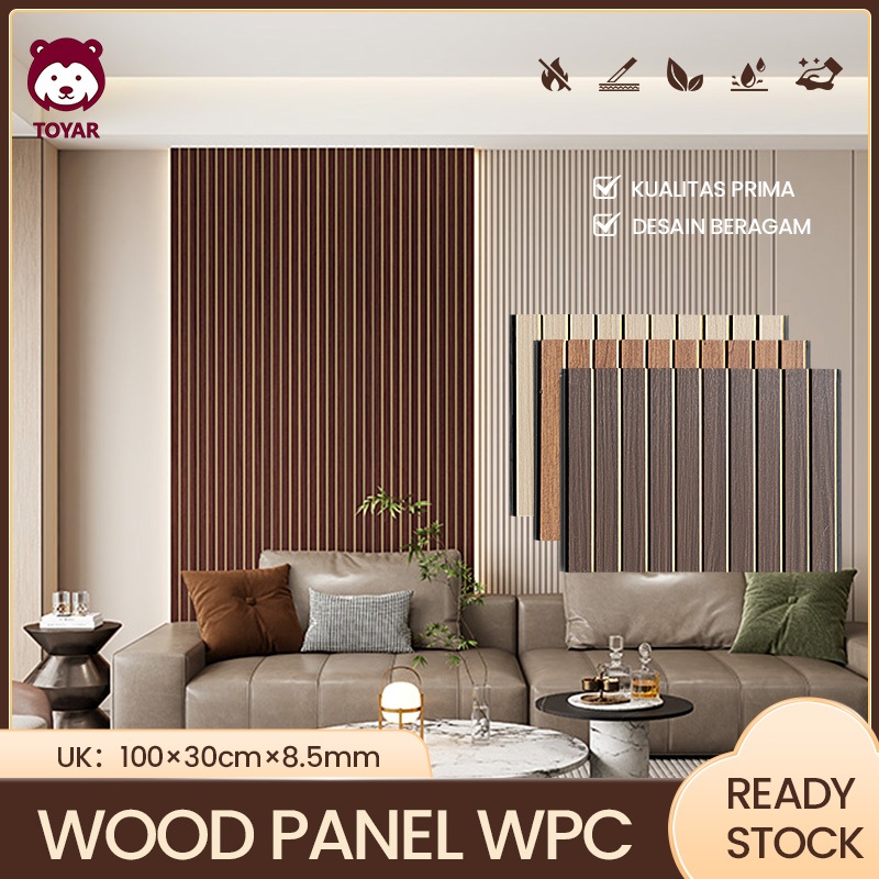 wall panel 1meter x 30 cm wpc wall panel 3d wall panel pvc Premium