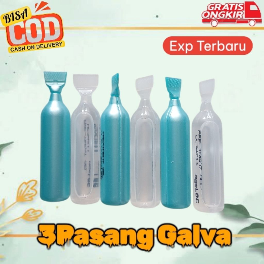 3 pasang Serum Galva Biru Putih Ed 2027