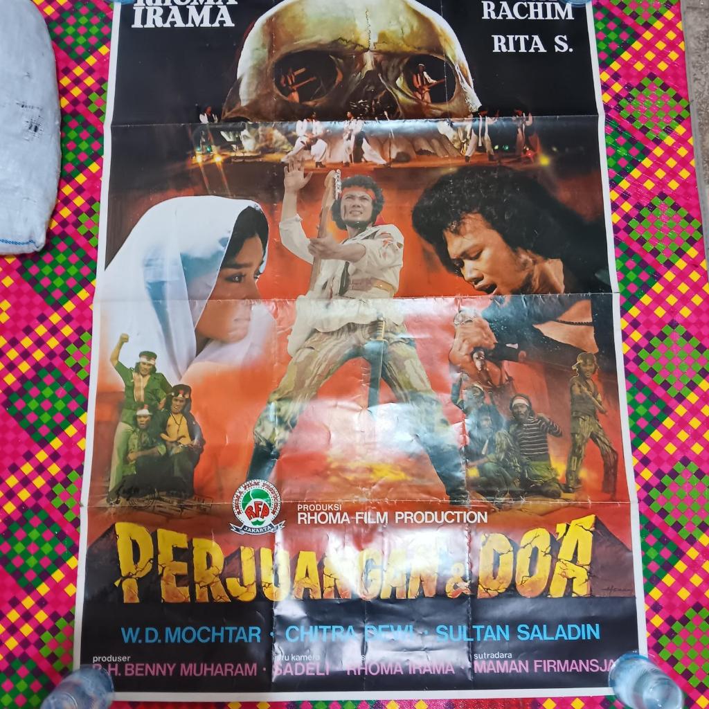 poster film langka perjuangan dan doa 1981 rhoma irama rica rachim
