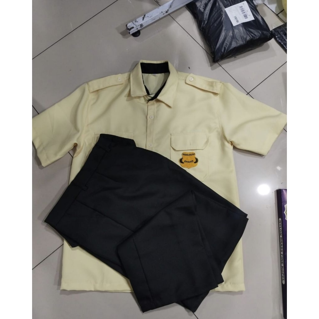 baju pdh satpam/baju pdh security/baju pdh satpam bahan gaia noe premium