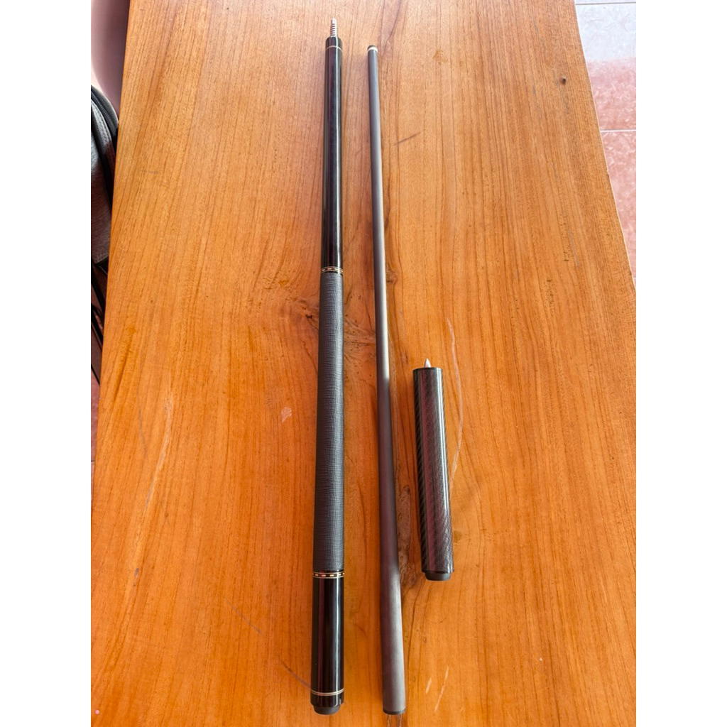 stik biliard butt ebony shaft j flowers