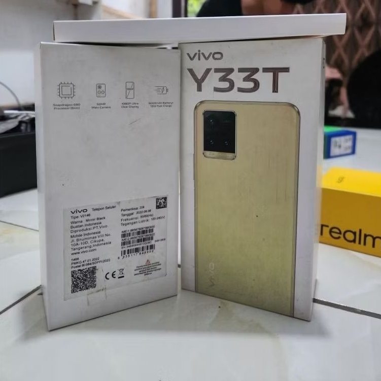 DUS BOX KOTAK ORIGINAL VIVO Y33T