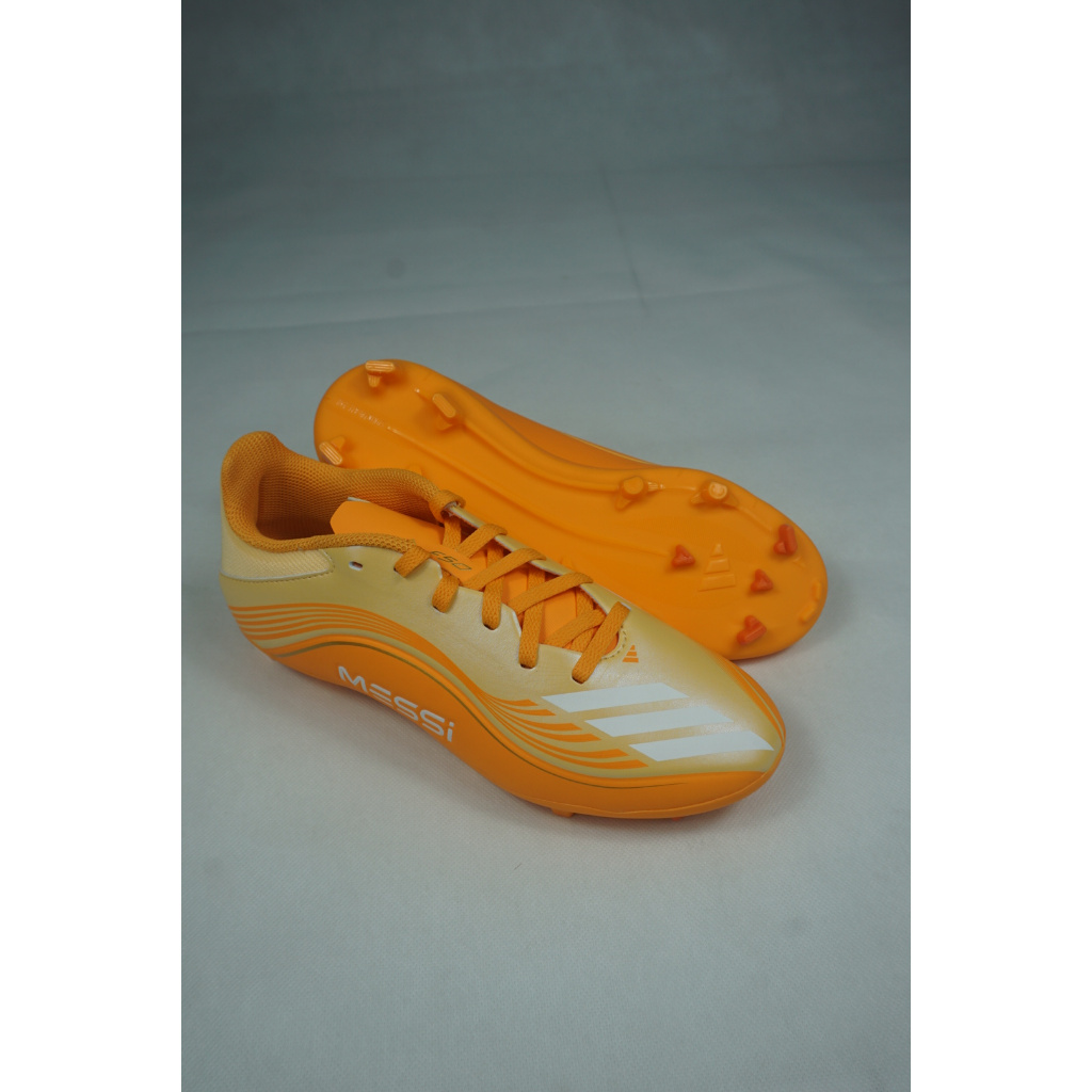SEPATU BOLA F50 MESSI LEAGUE FG/MG JR ORANGE