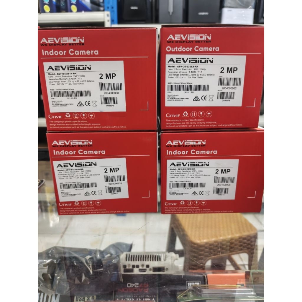 Camera Cctv AeVision 2mp Color Hd