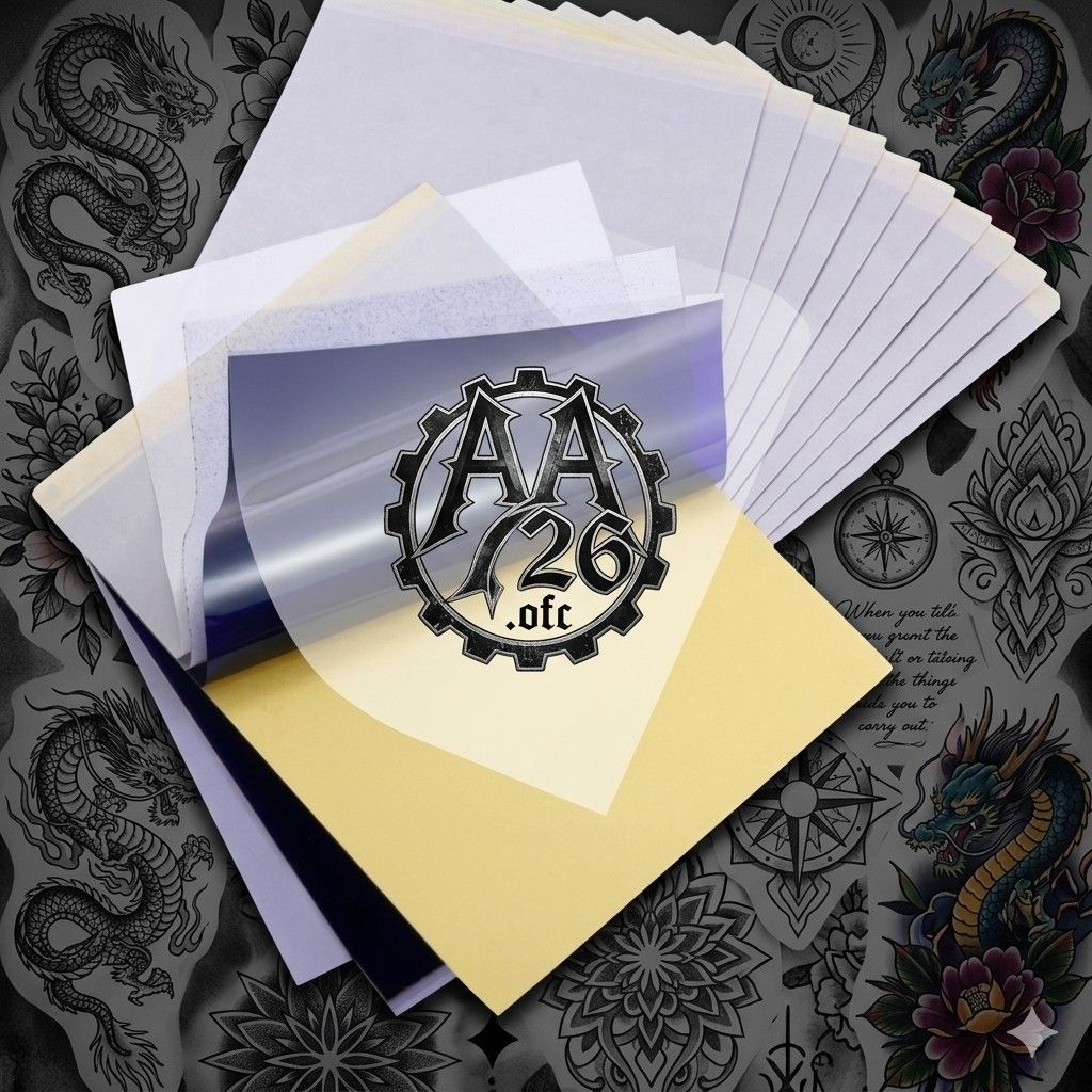 10pcs Kertas Jiplak tattoo / Thermal Tattoo - Stencil Spirit Paper Tattoo
