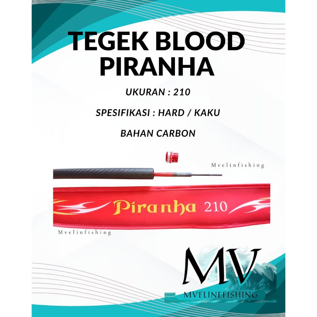 TEGEK BLOOD PIRANHA 210