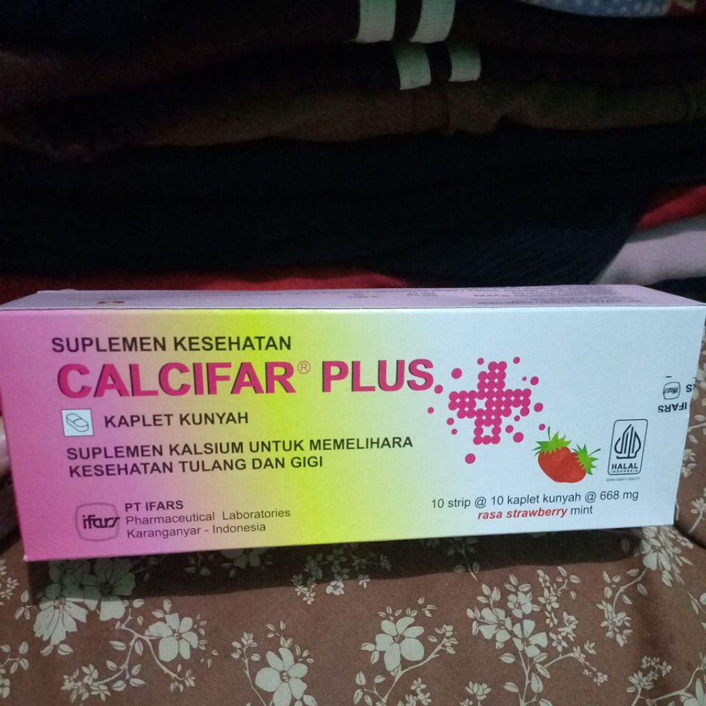 CALCIFAR PLUS 100KAPLET KUNYAH