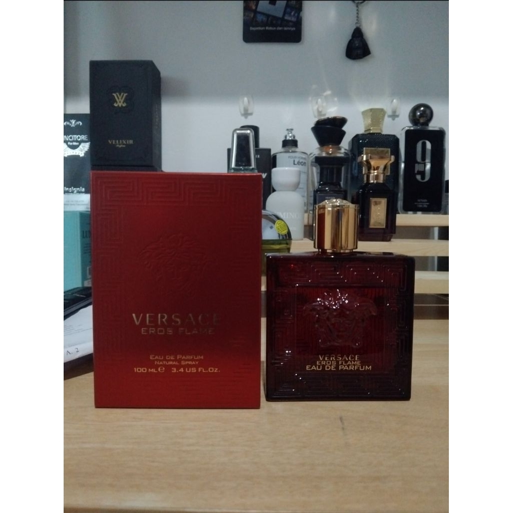 Versace eros flame product(preloved-+85%)original