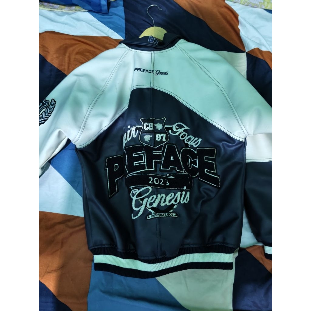 PREFACE VARSITY LEATHER SIZE L
