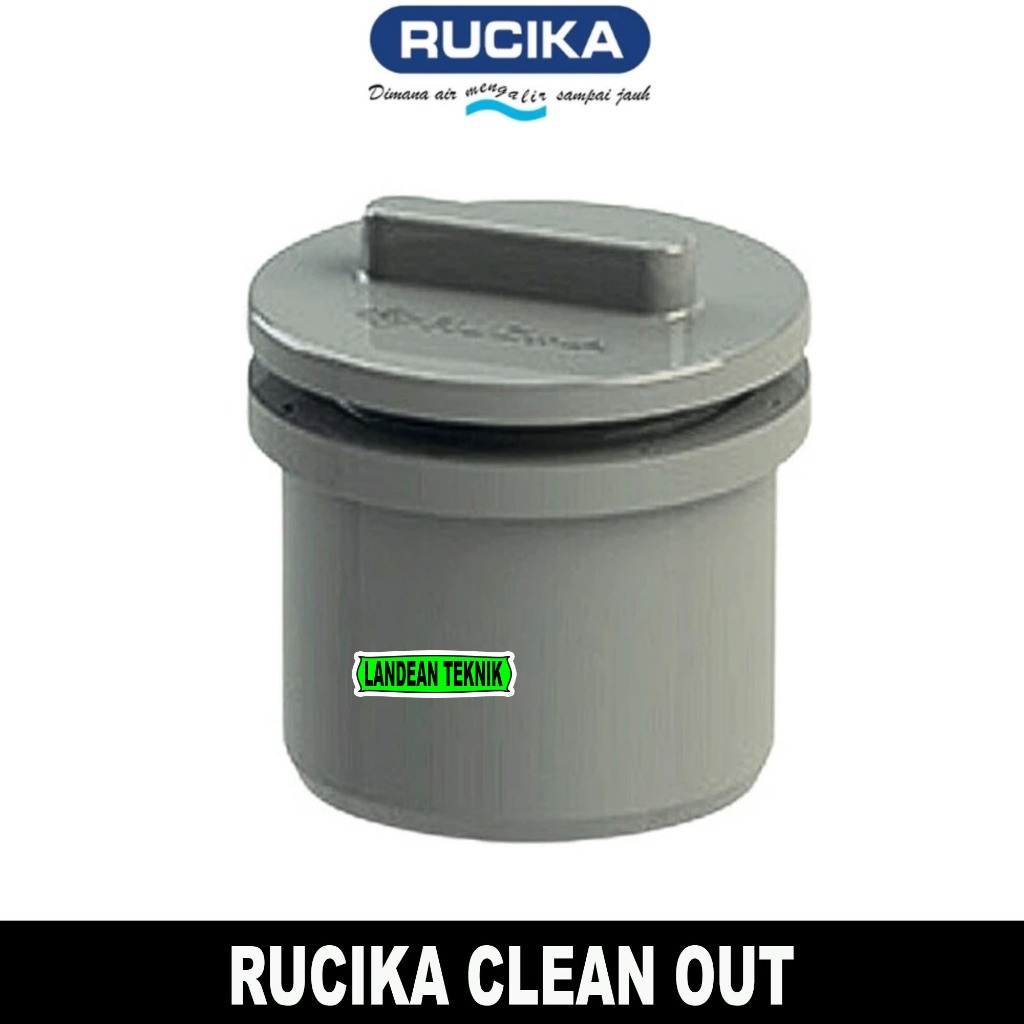 RUCIKA Clean Out 3 inch / Dop / Cap PVC 3" inch Type D
