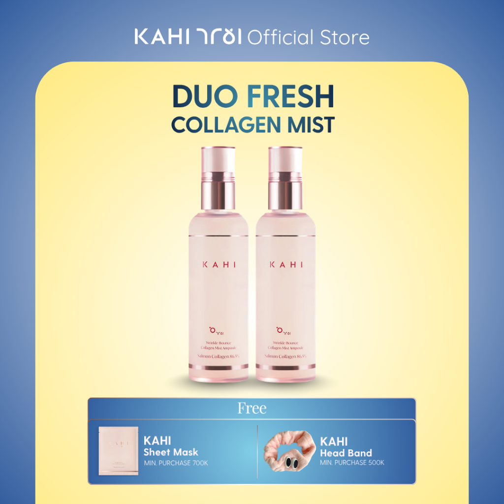 [Official] KAHI Duo Fresh — Wrinkle Bounce Collagen Mist Ampoule 1+1