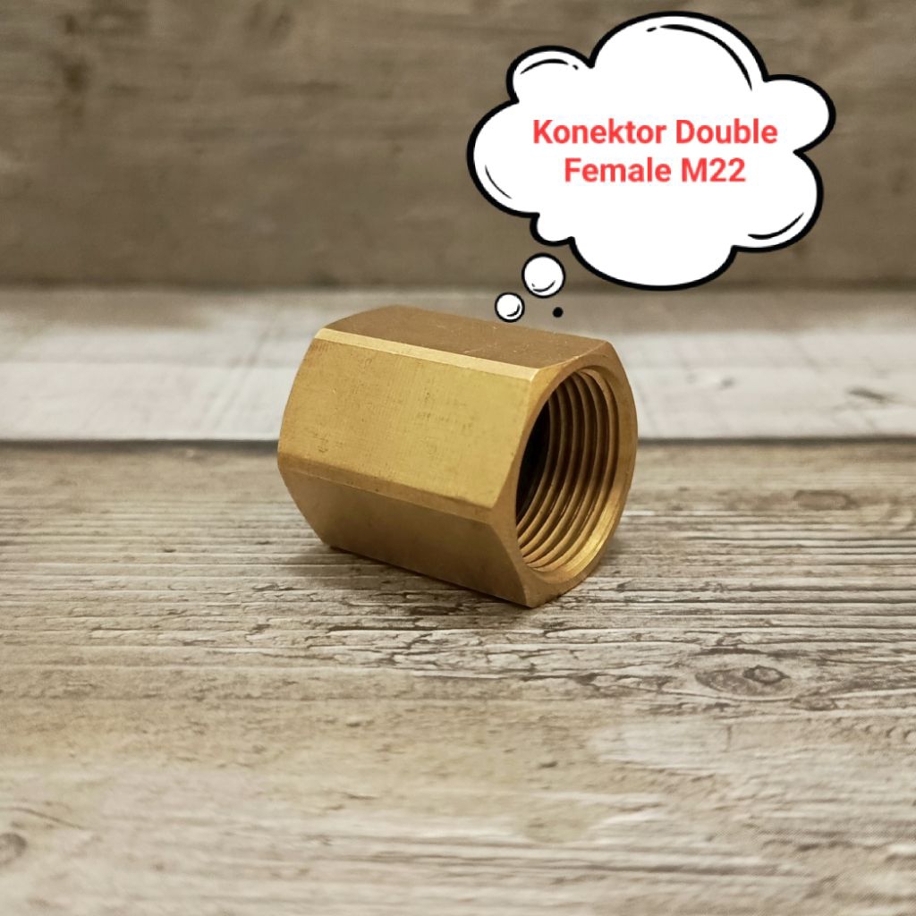 Konektor Double Female M22