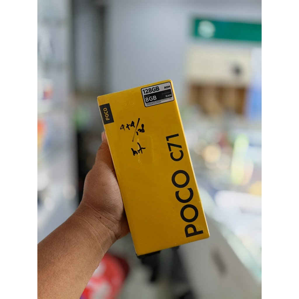 POCO C71 4/128GB | RAM 4GB + Storage 128GB | HP Murah Baterai Awet | Cocok Harian | Garansi Resmi