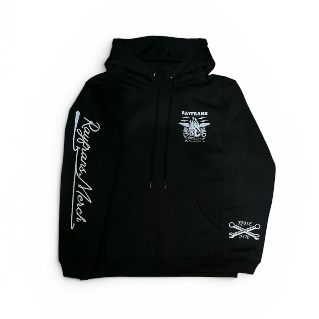 RAYFRANS.MERC - Hoodie Skull head bikers art 005