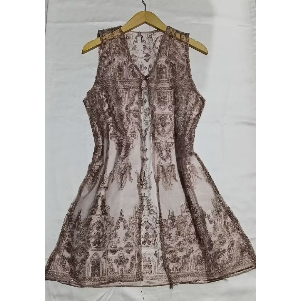 Vest brukat wanita/Rompi Brukat wanita dewasa/Rompi cantik/baju lebaran