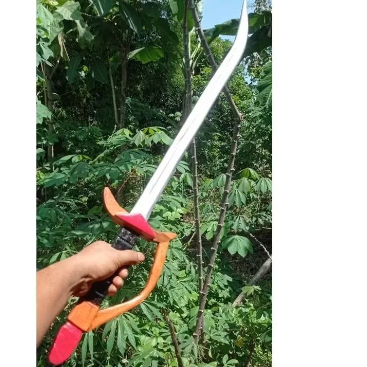 Pedang Damascus - pedang damascus kayu - pedang damascus mainan - pedang samir - pedang samir damasc