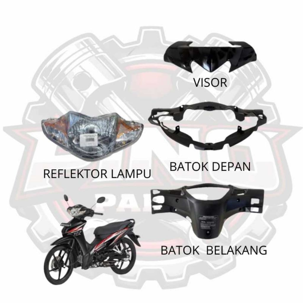 Batok Depan Honda Absolute Revo | Cover Headlamp absolute Revo | Batok Lampu Depan