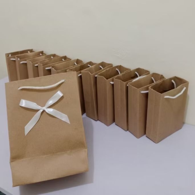 Paperbag Pita Seribuan / Tas Kertas Bingkisan Souvenir Mini / Hampers Simple / Bungkus Kado