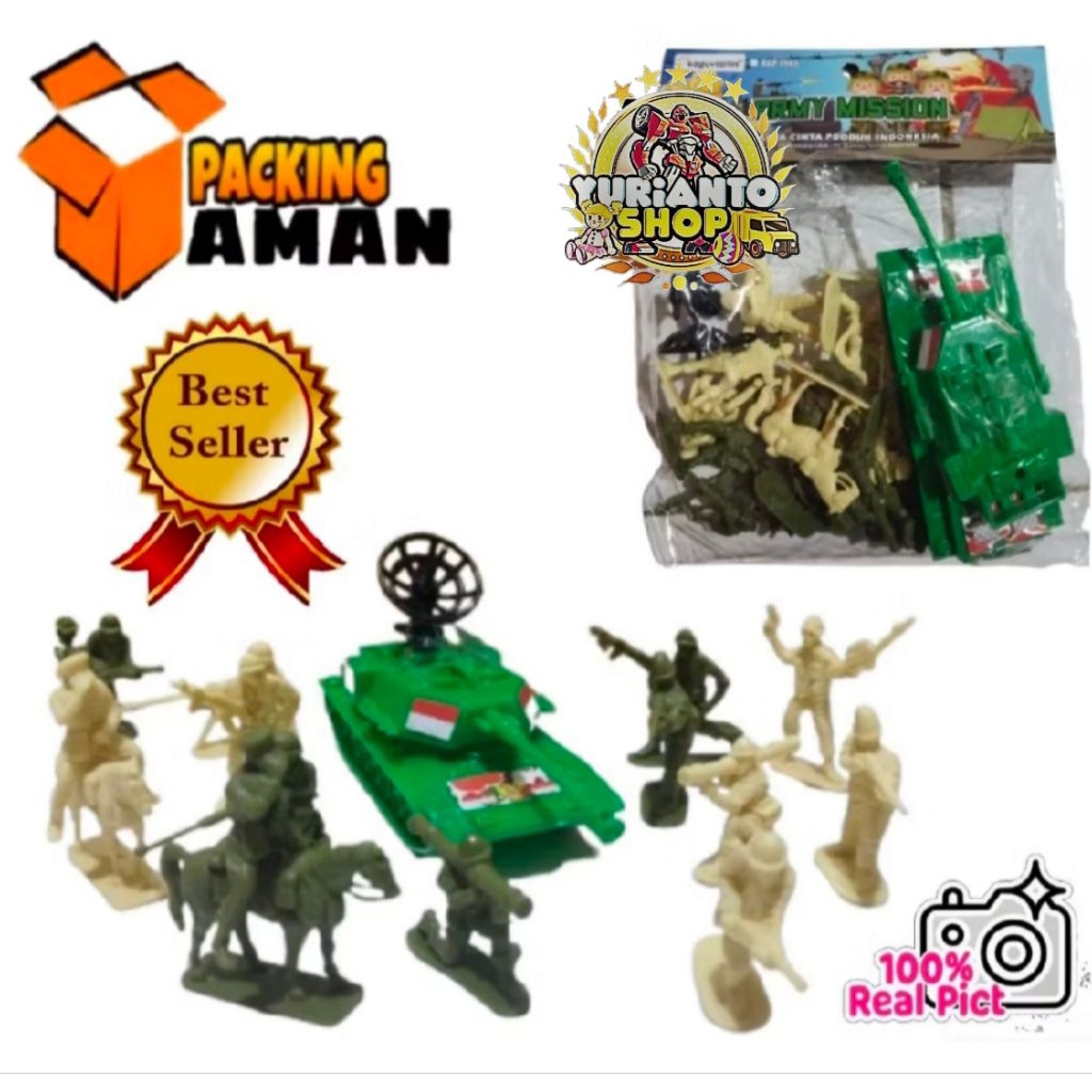 COD PROMO KGP1945 MAINAN MURAH ANAK FIGURE TENTARA + TANK / MAINAN TENTARA ARMY MISSION TENTARA