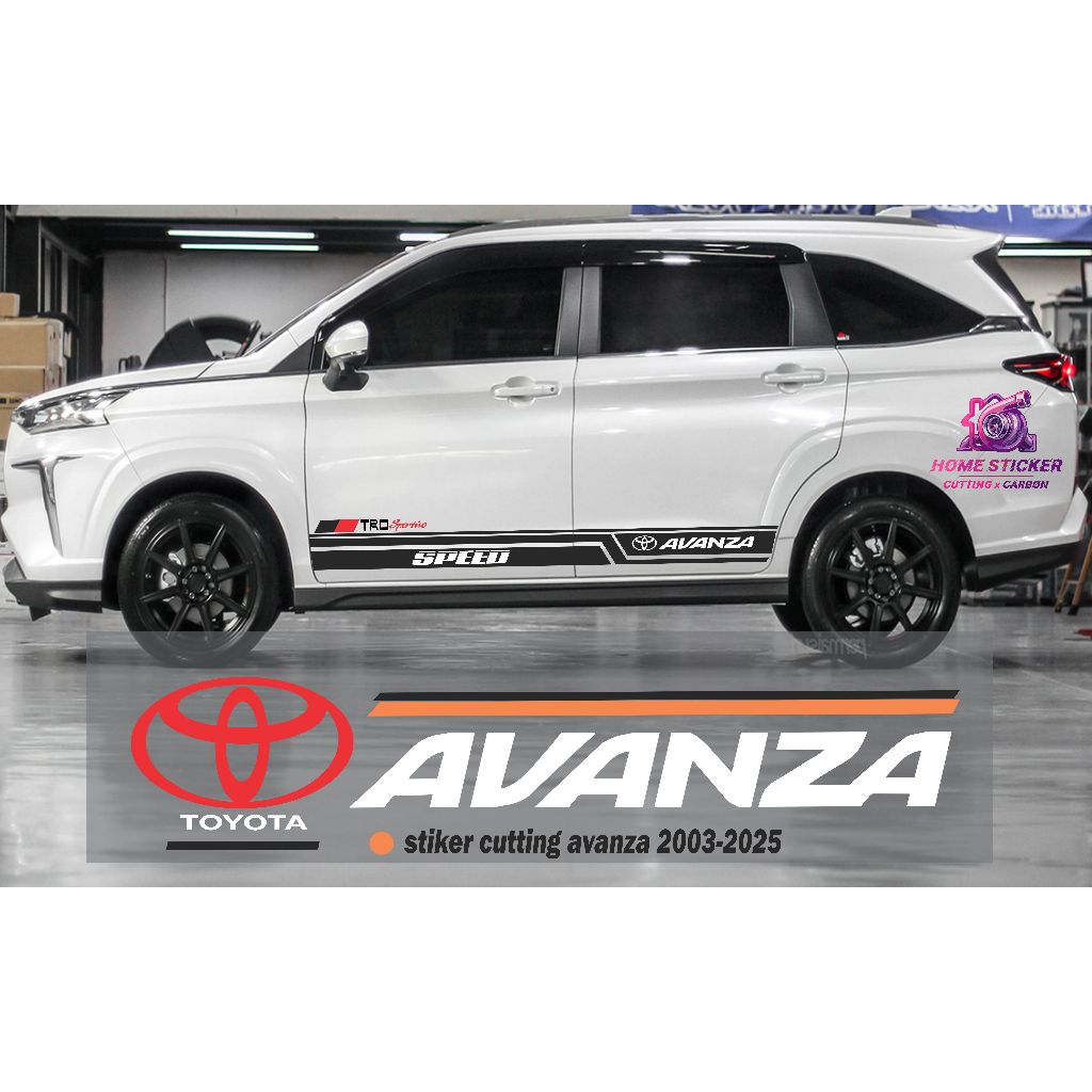 Cutting Stiker All New Avanza 2022 2023 stiker cutting toyota avanza old