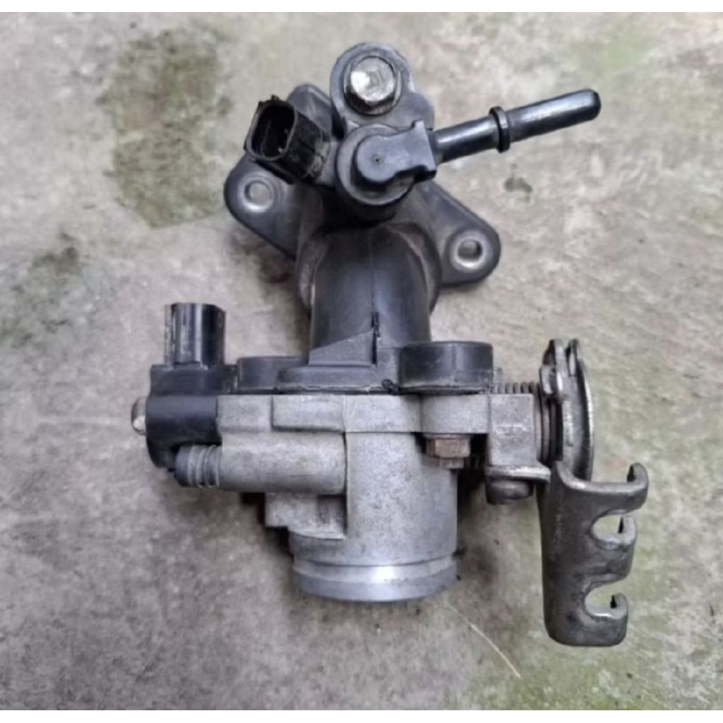 TB THROTOL BODI HONDA SUPRA X 125 HELM IN BARANG ORIGINAL COPOTAN