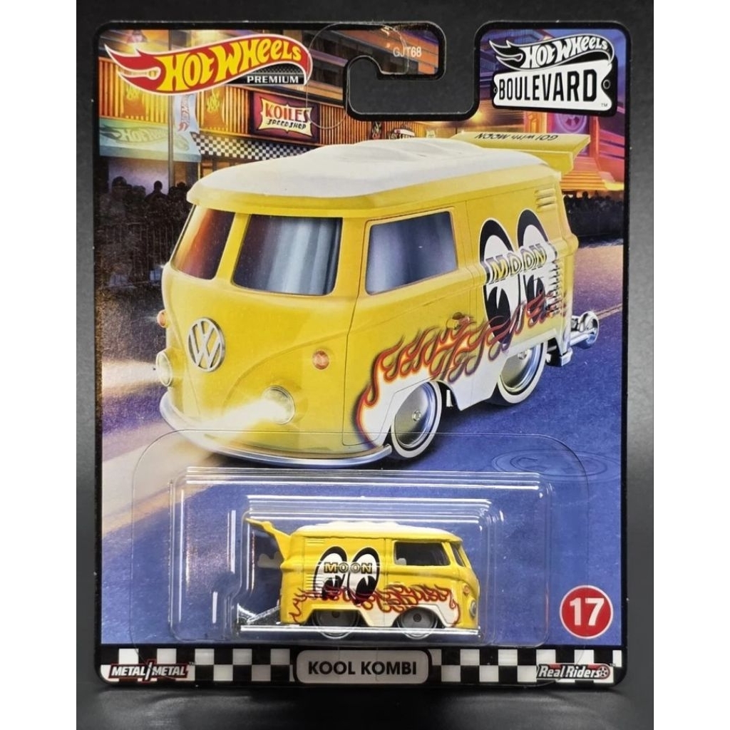 Hot Wheels Premium Boulevard 17 Kool Kombi Moon Eyes