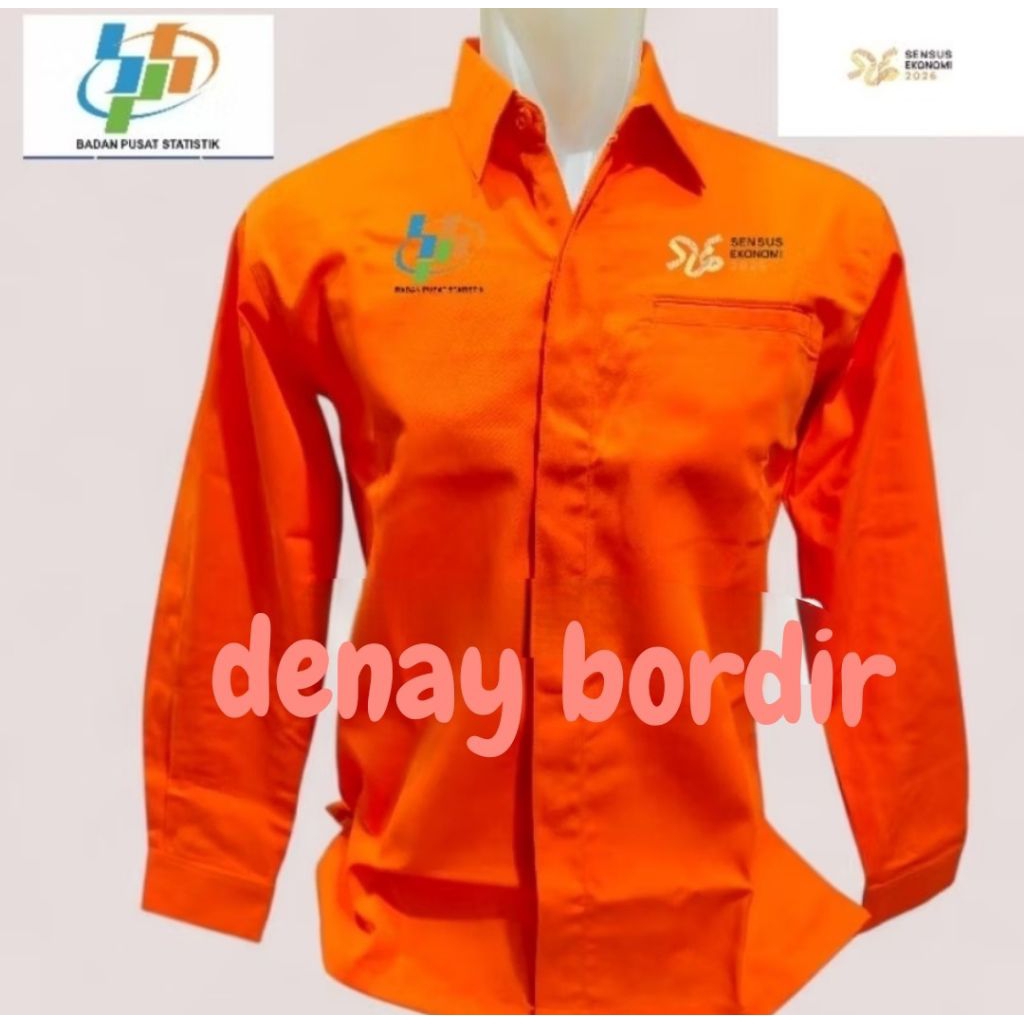 KEMEJA SENSUS EKONOMI 2026 KEMEJA SERAGAM BPS