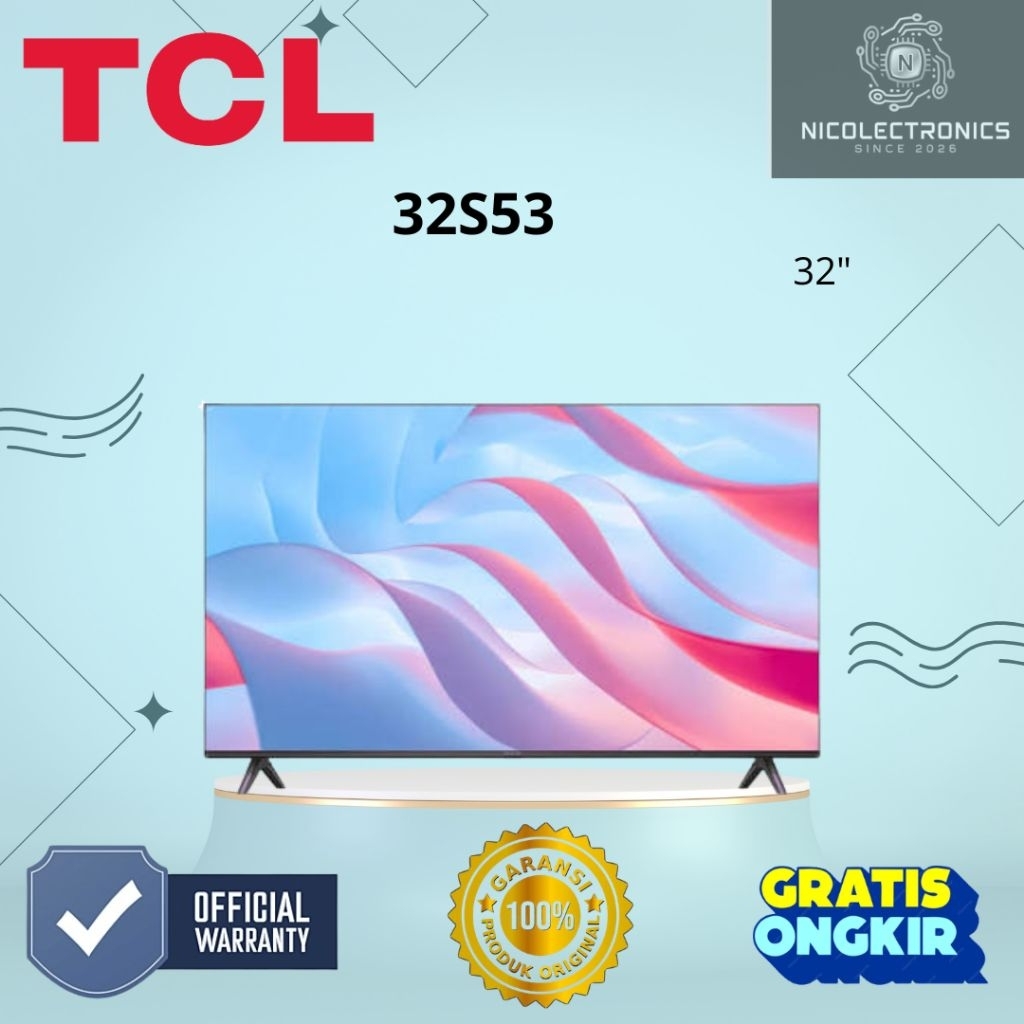 TV LED TCL 32S53 LED TV Android TCL 32 Inch Android TCL