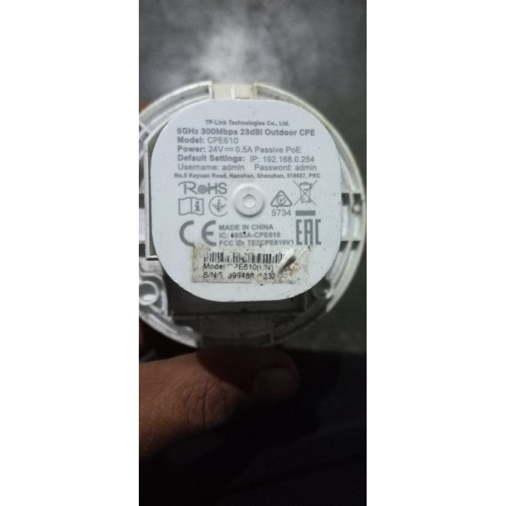 tplink poe cpe 610