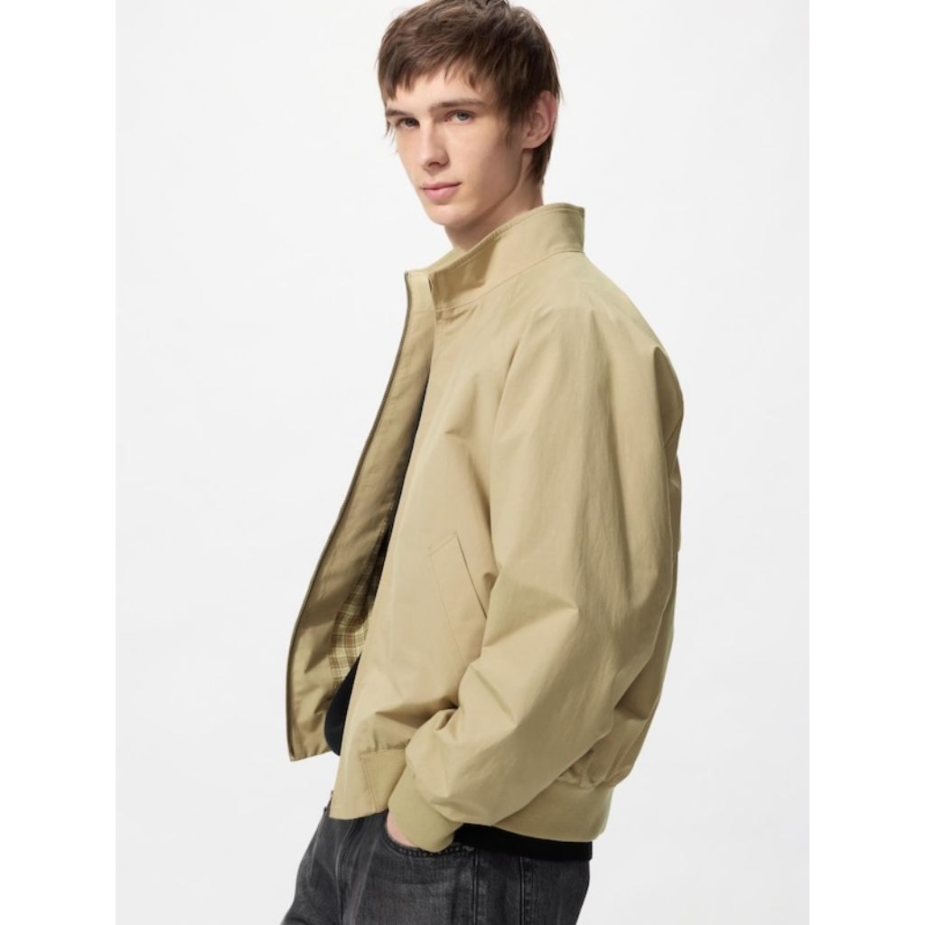 UNIQLO Jaket Harrington Pria Unisex Original Jastip Bestseller