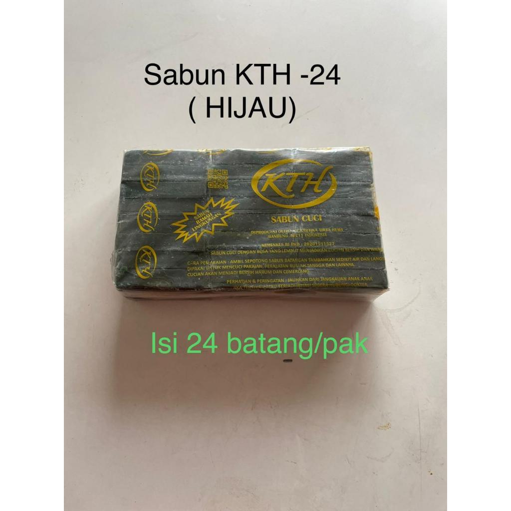 Sabun Cuci Batang KTH Hijau 1 pack isi 24 batang x 41 gr