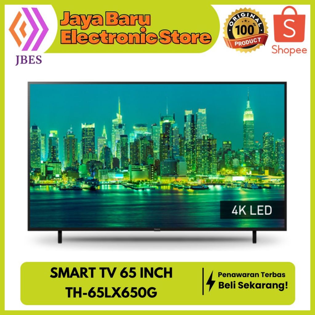 PANASONIC TH-65LX650G SMART ANDROID TV UHD 4K HDR 65 INCH SURROUND SOUND TH65LX650G