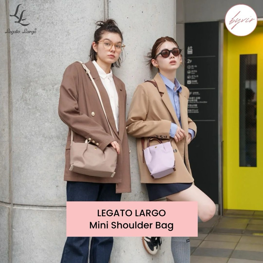 Legato Largo Mini Shoulder Bag Anello Original Jepang Japan Water Repellent