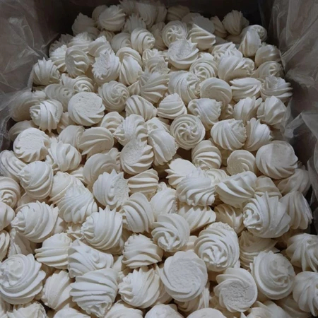 Kue Sagu Susu Mini Kemasan Isi 250 Gram Cemilan Kue Kering Lebaran Roti Sagu Putih