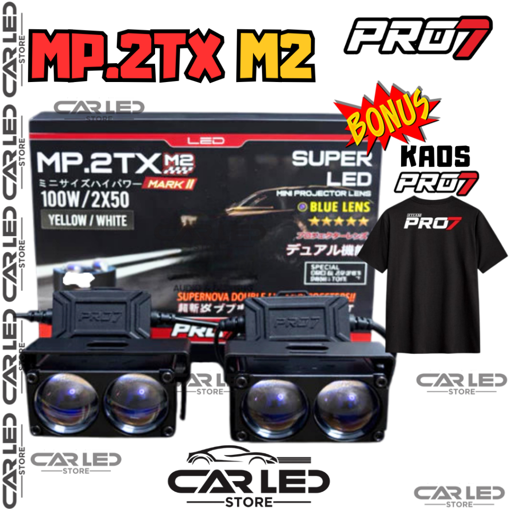 [BONUS KAOS] MINI PROJECTOR PROJIE 2 MATA LENSA PRO 7 PREMIUM MARK II MK 2 M2 MINI PROJECTOR LENS 10